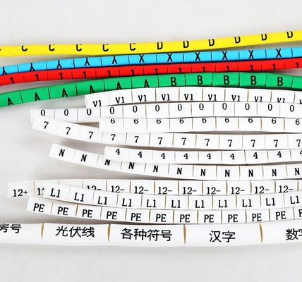 사용자 지정 번호 인쇄 로고 사용자 지정 열 수축 튜빙 열 수축 식별 수지